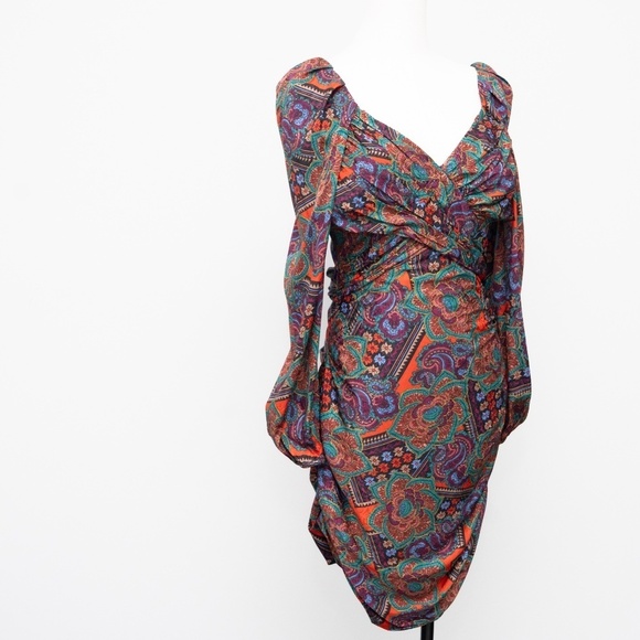 Veronica Beard Bellino Silk Blend Jacquard Mini Dress - Picture 12 of 15